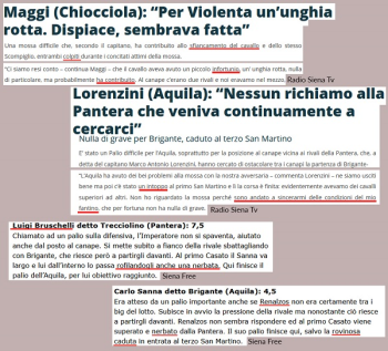 Il palio del 2 luglio 2019 in cinque punti